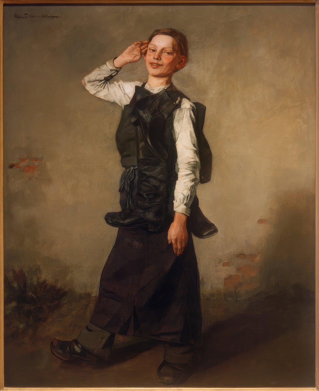 Skomakergutt av Wilhelm Trübner