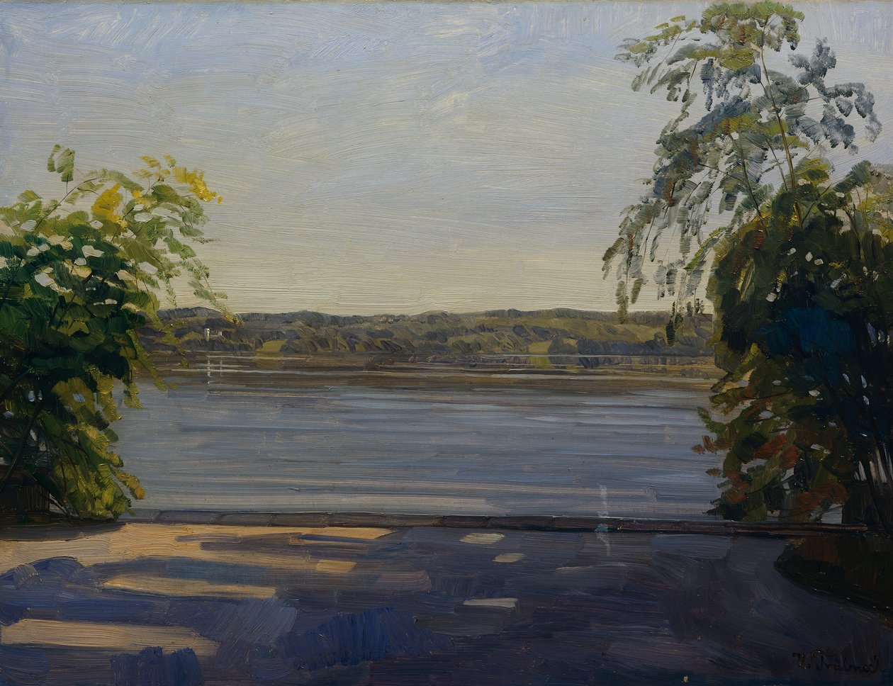 Starnberger See av Wilhelm Trübner