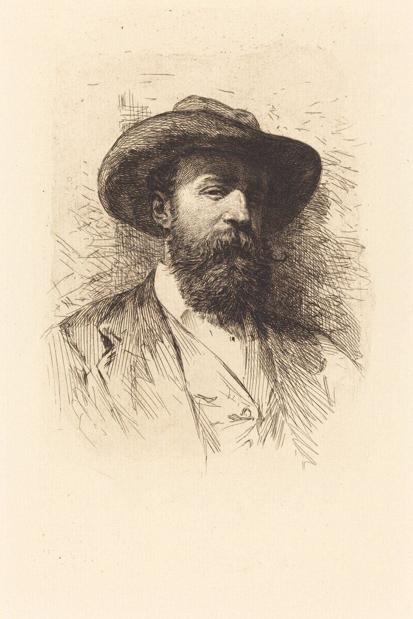 Selvportrett av Wilhelm Unger