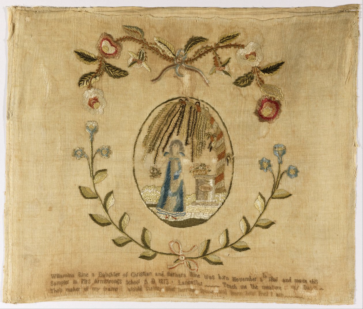 Brodert bilde av Willamina Rine