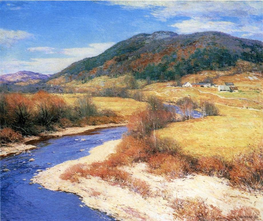 Indian Summer, Vermont av Willard Leroy Metcalf