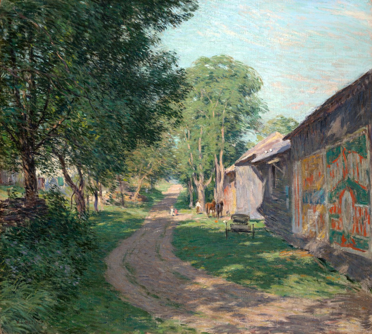 Midtsommerskygger av Willard Leroy Metcalf