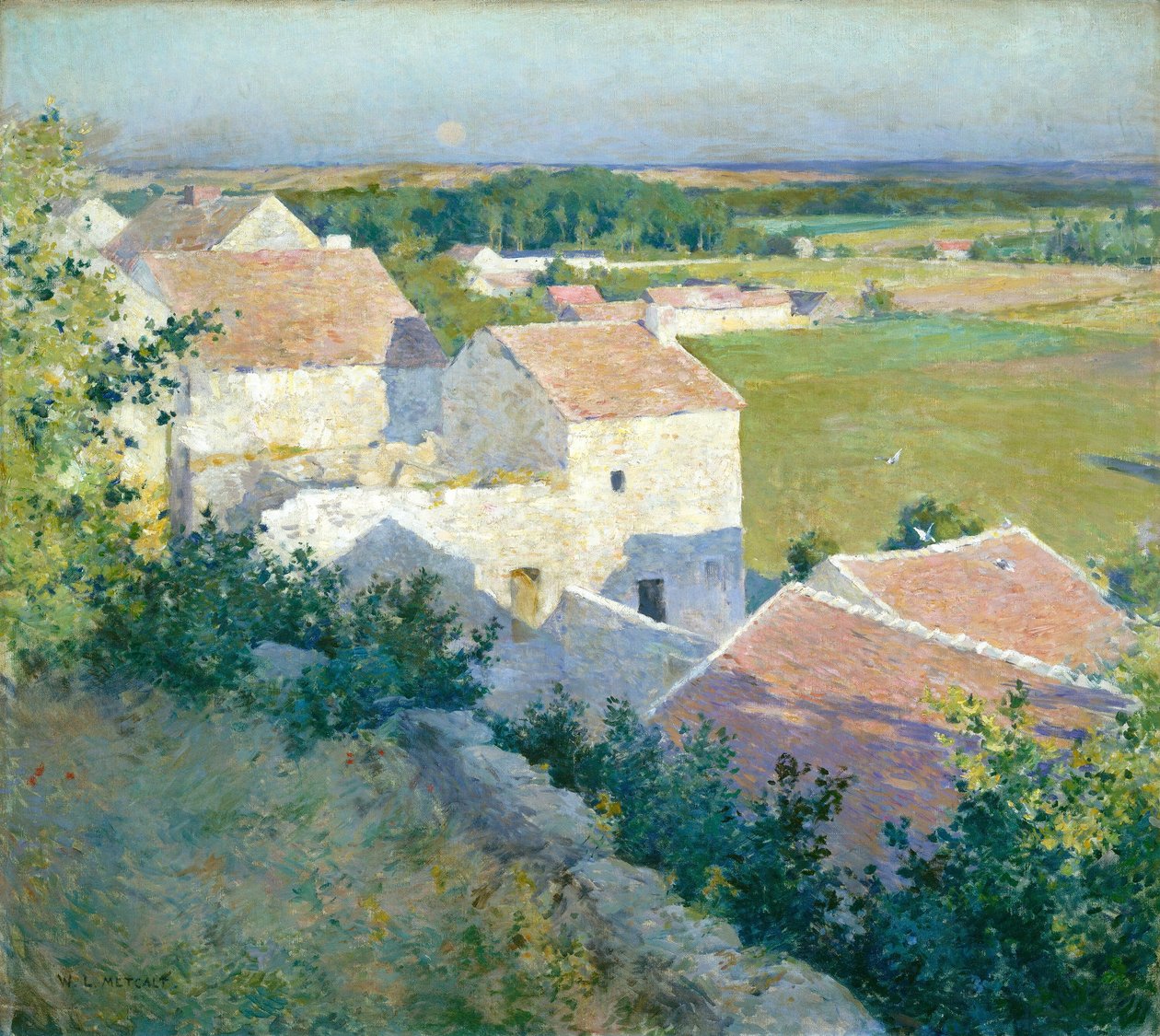 Midtsommer Twilight av Willard Leroy Metcalf