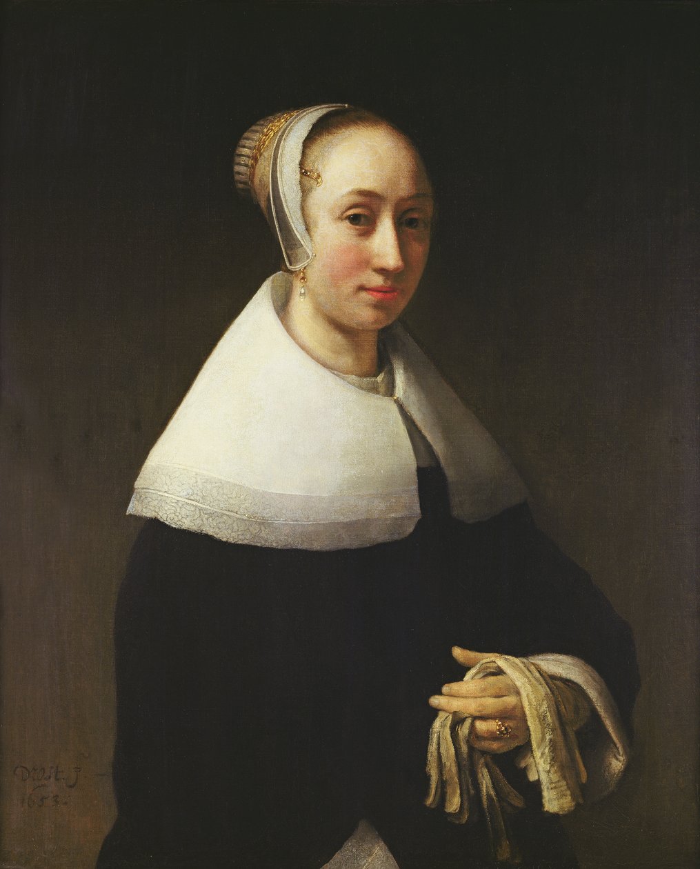 Portrett av en dame, 1653 av Willem Drost