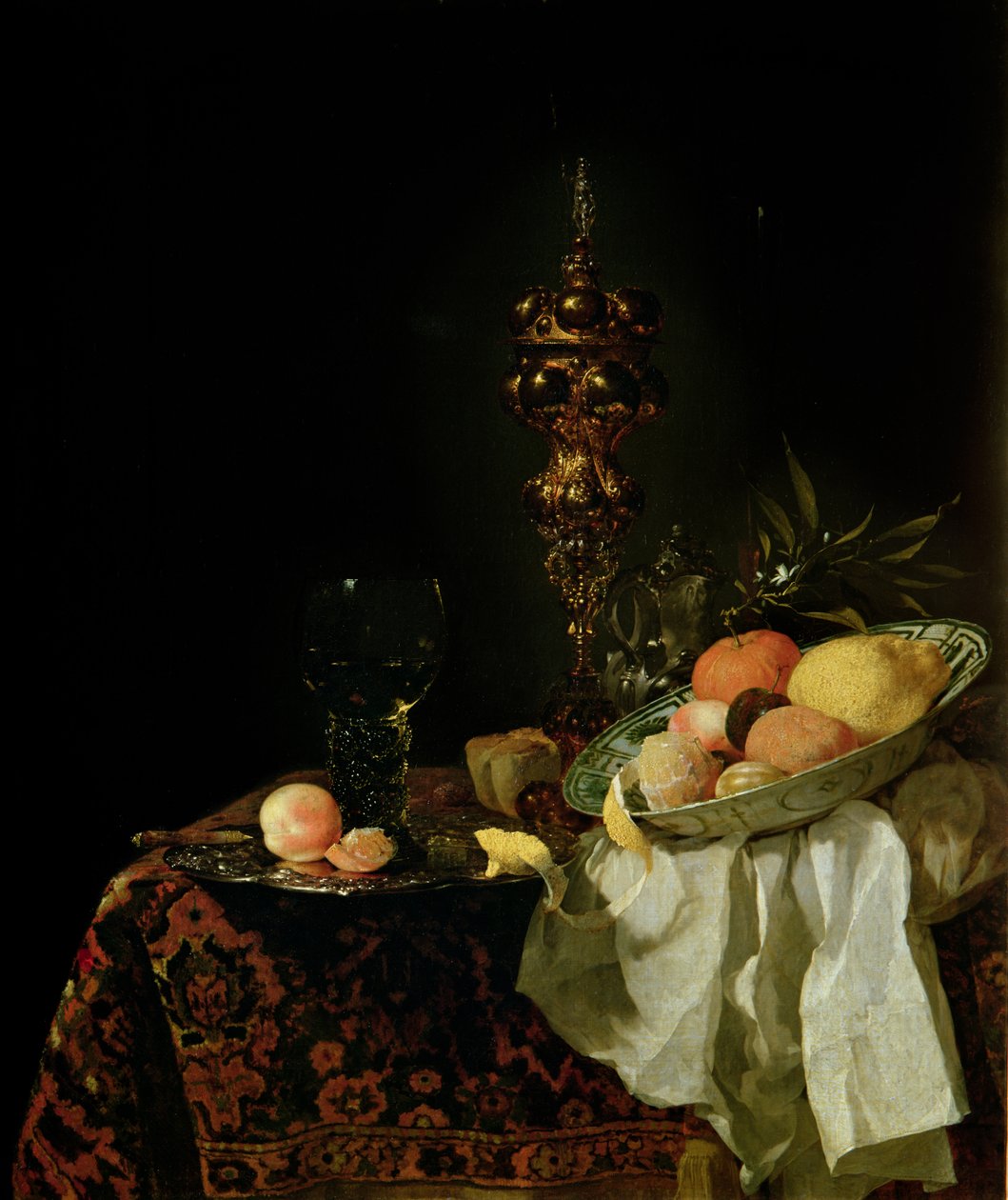 Dessert, 1653-54 av Willem Kalf