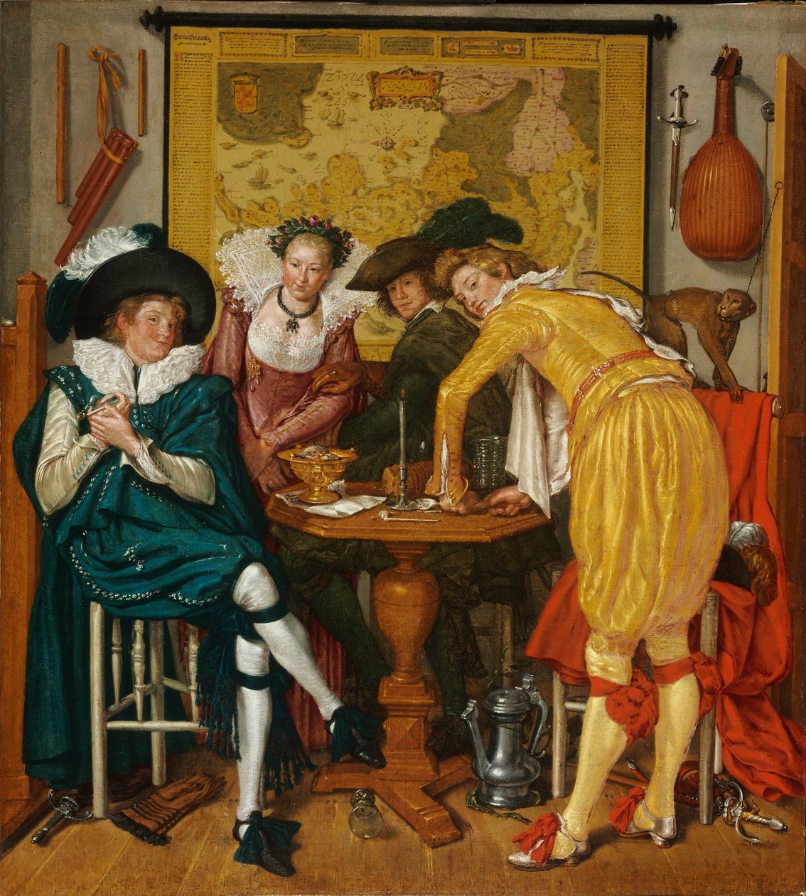 Godt selskap av Willem Pietersz Buytewech