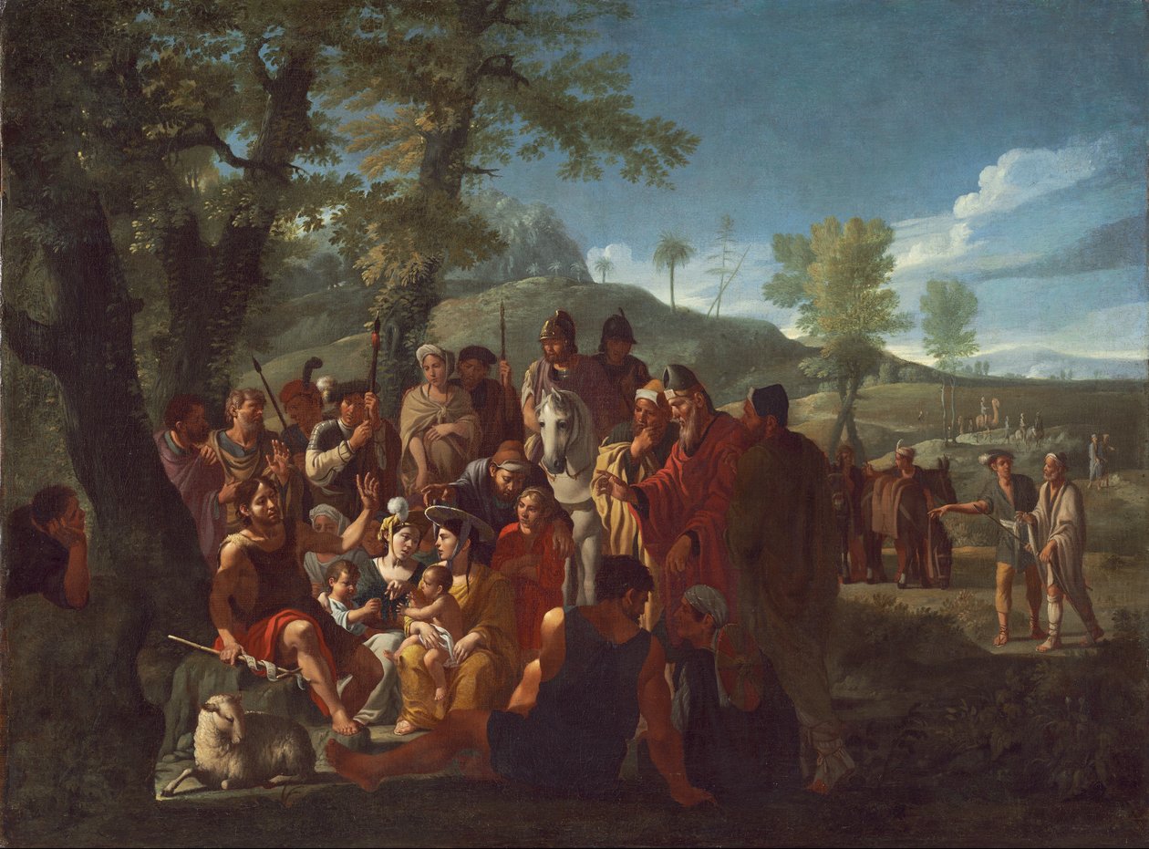 Døperen Johannes forkynner, ca. 1665 av Willem Reuter