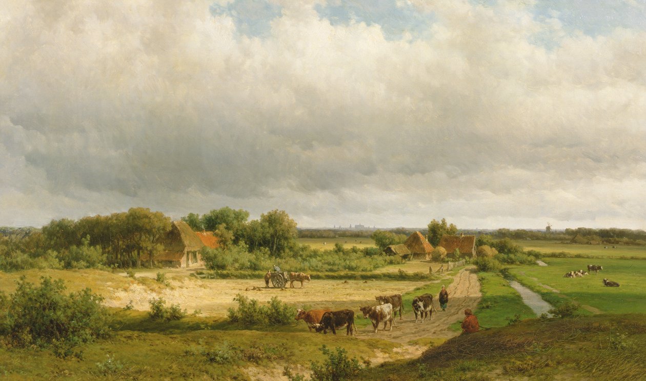 Omfattende nederlandsk landskap av Willem Vester
