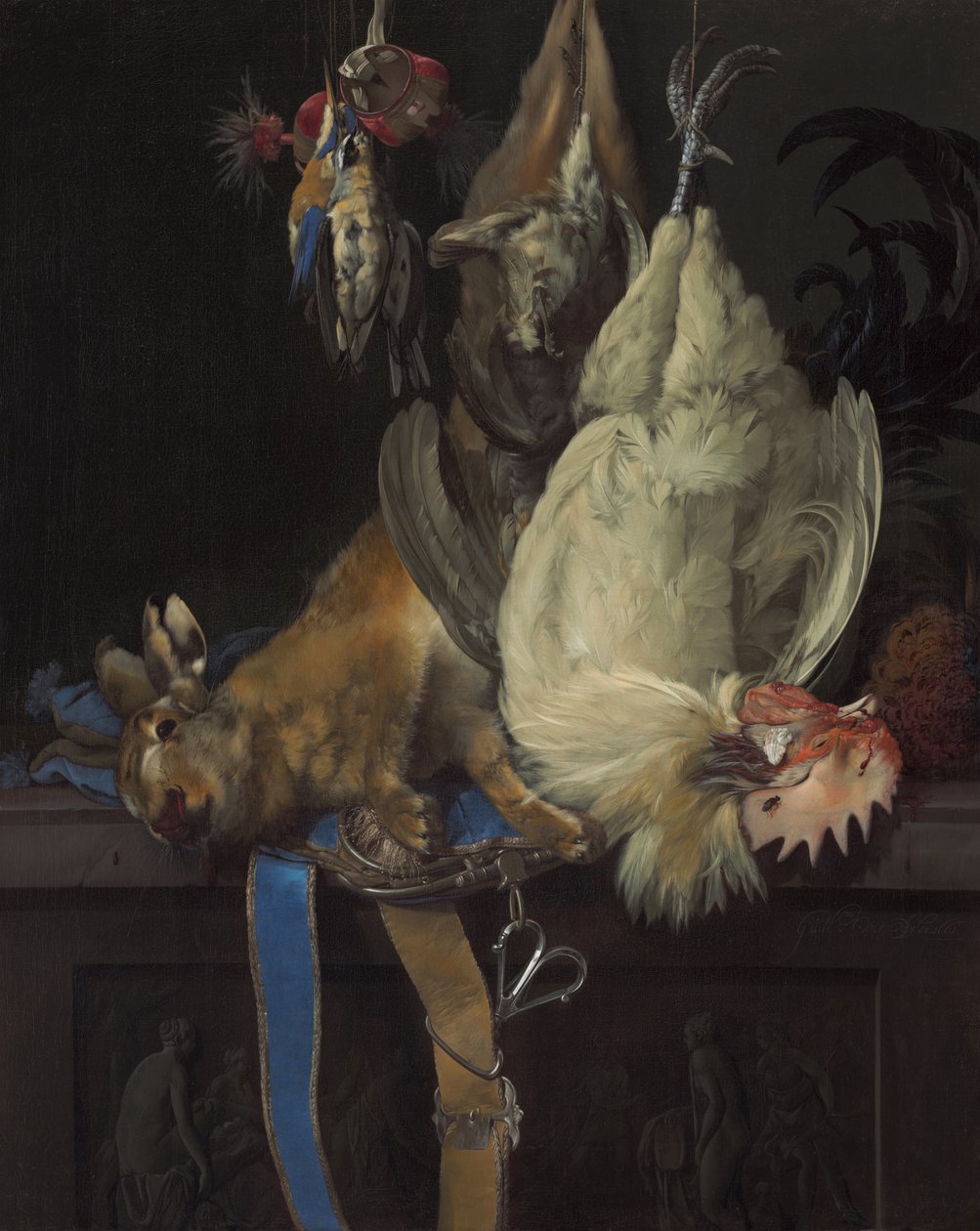 Stilleben med dødt spill av Willem van Aelst