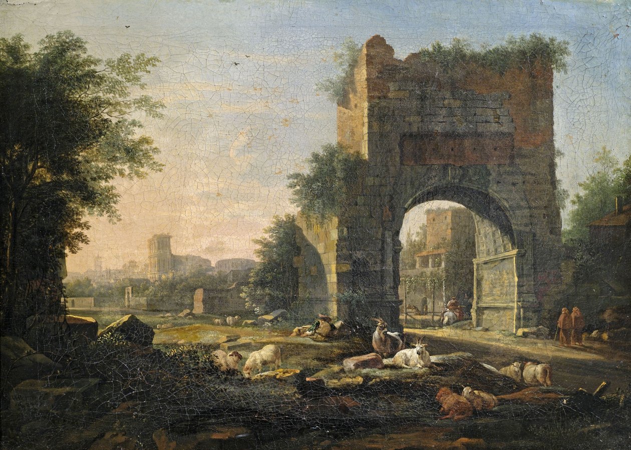 Romersk kveldsstemning av Willem van Bemmel