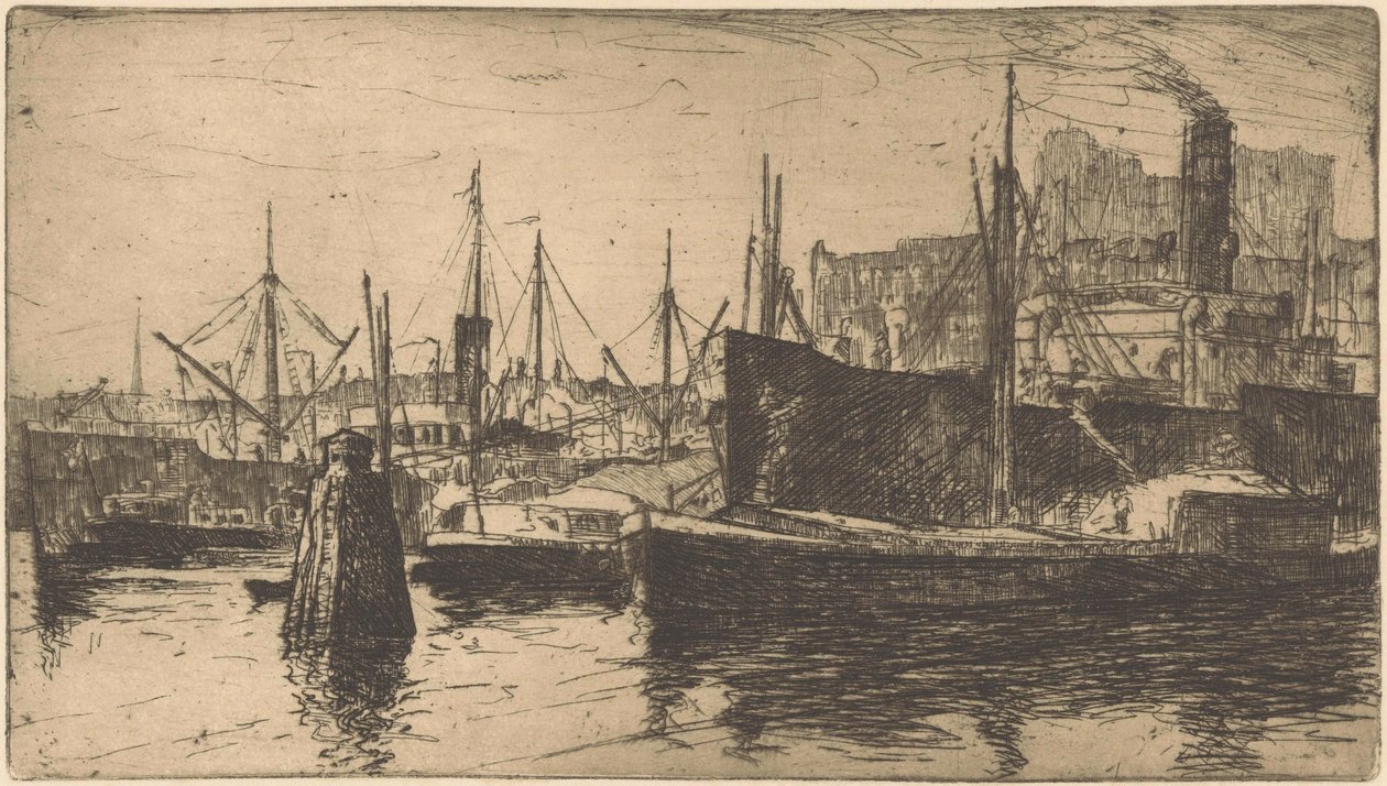 Rotterdam (original tittel på objekt) av Willem Adrianus Grondhout