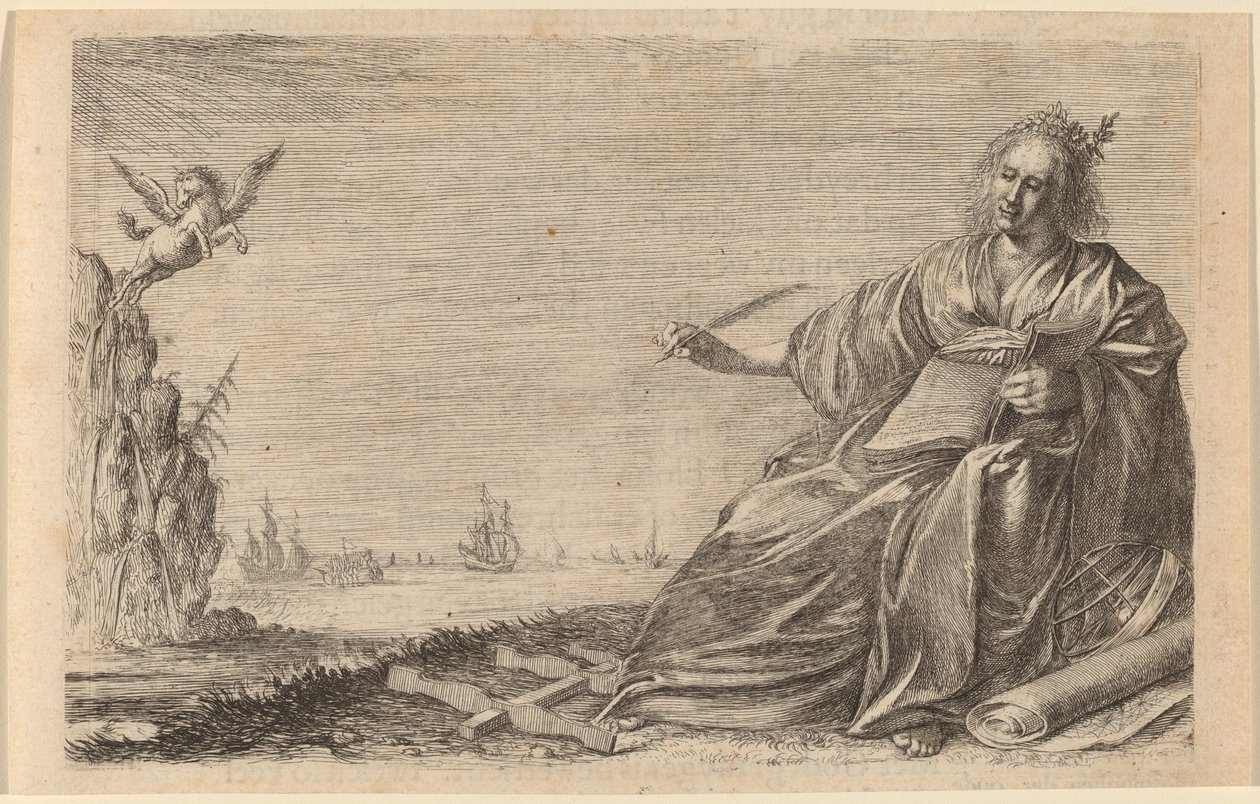 Poesiens muse, 1634. av Willem Basse
