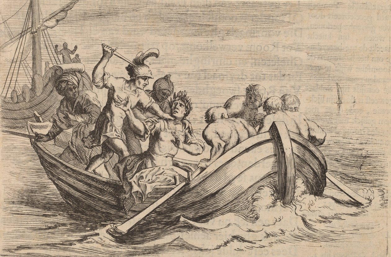 Knivstikkingen av Pompeius, 1634. av Willem Basse