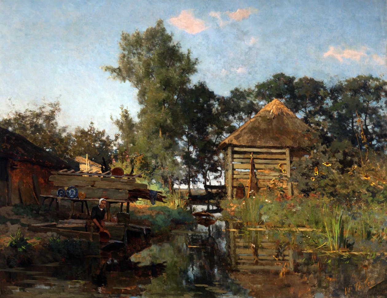 En vaskekone, 1880-1885. av Willem Bastiaan Tholen