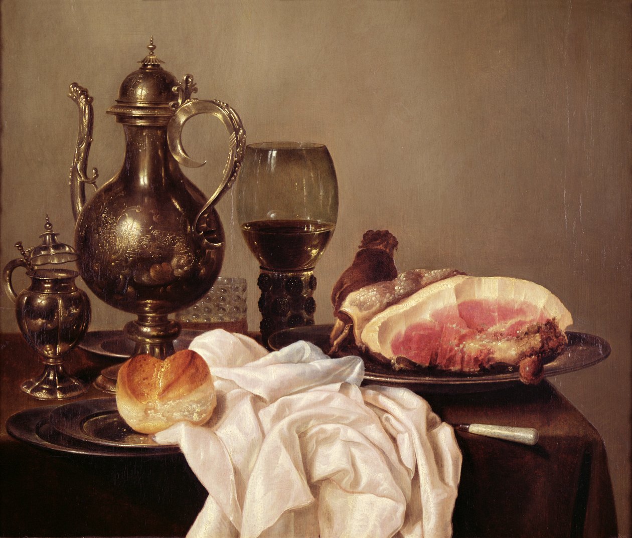 Frokost stilleben av Willem Claesz. Heda