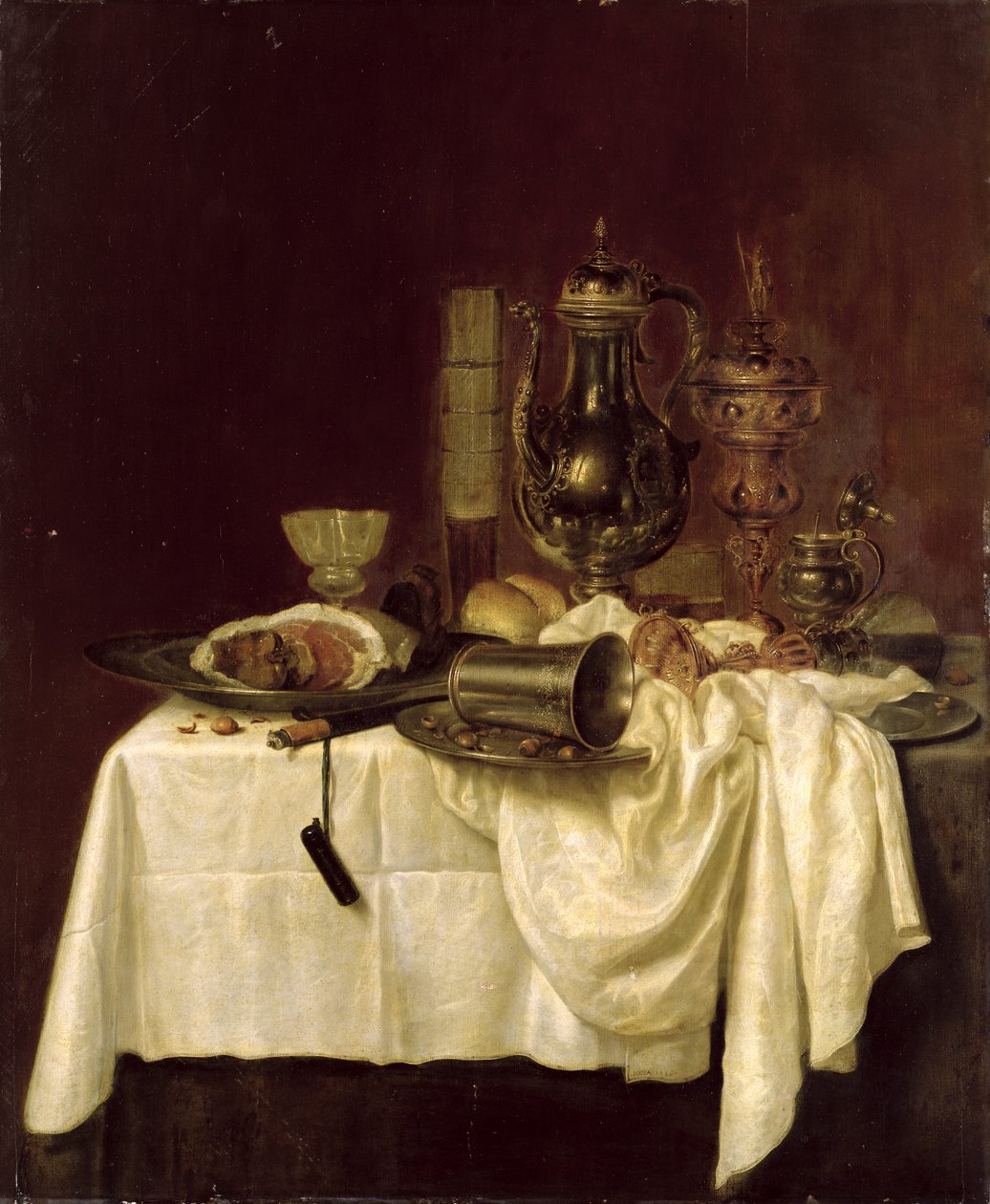 Stilleben, 1638 av Willem Claesz. Heda
