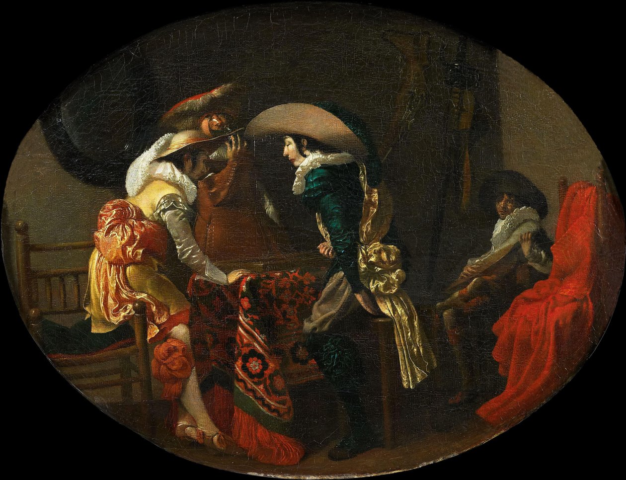 Tric-trac-spillerne av Willem Cornelisz Duyster