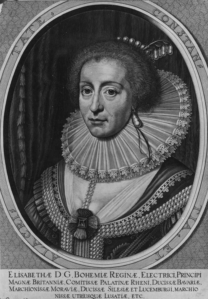 Elizabeth, dronning av Böhmen, 1630 av Willem Hondius