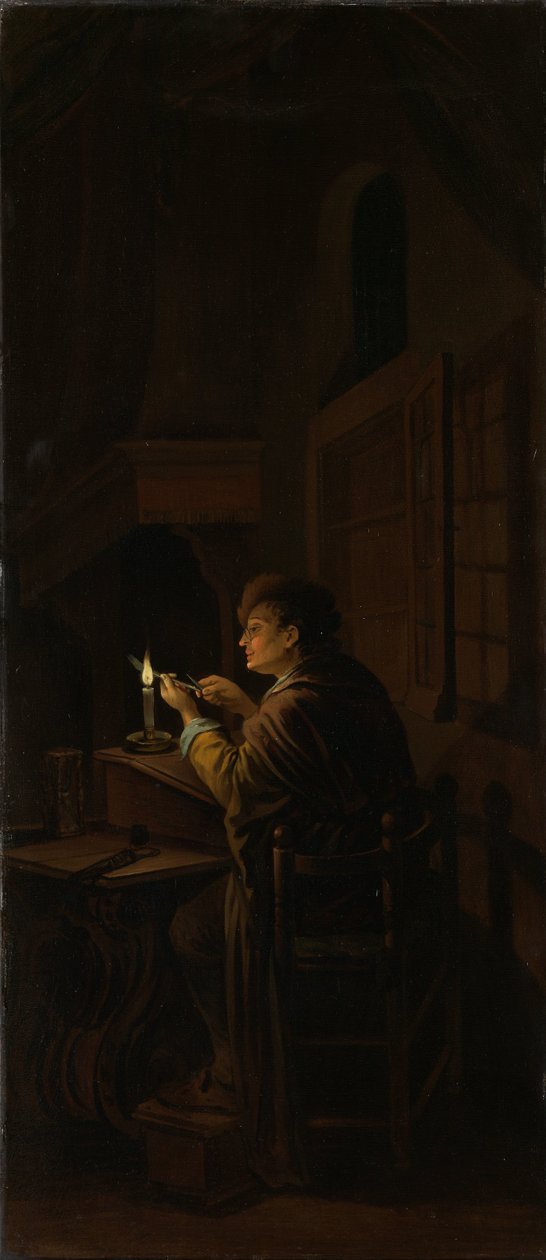 Triptych: Allegory of Art Training av Willem Joseph Laquy