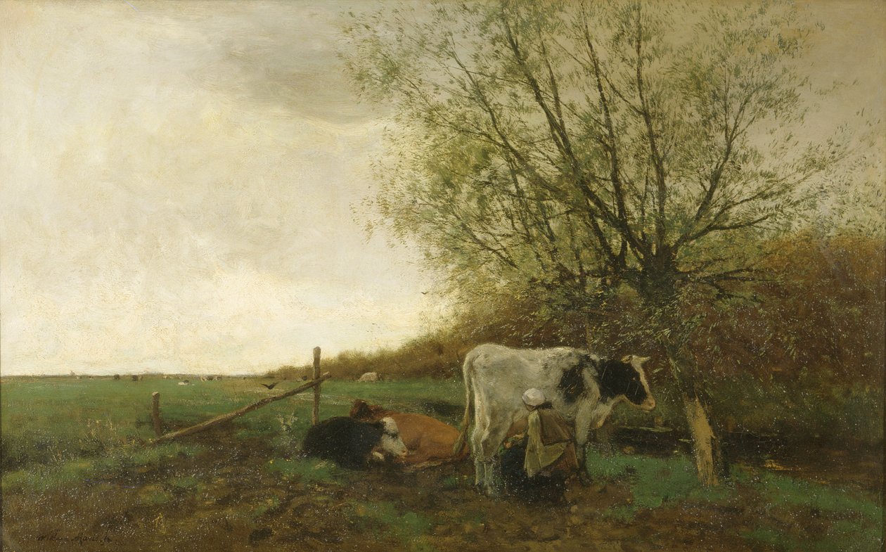Melketid av Willem Maris