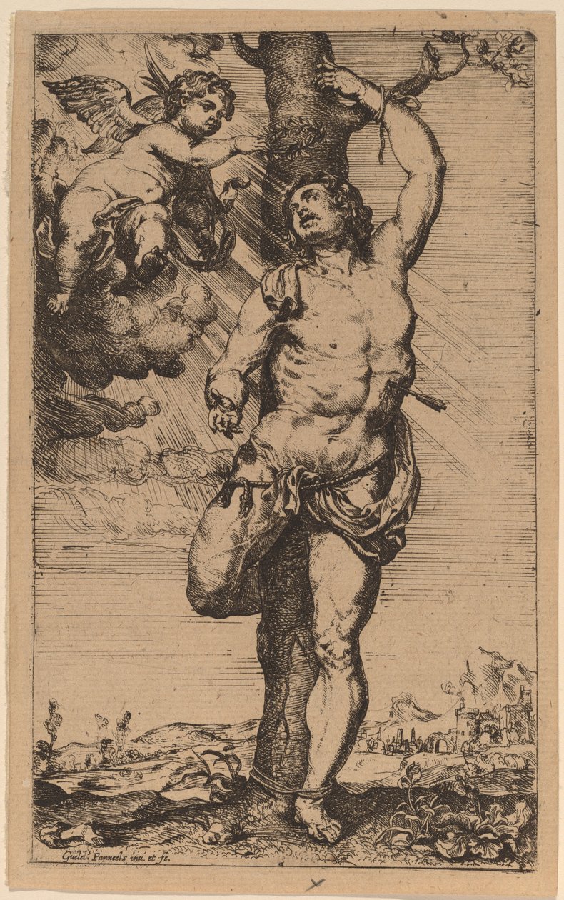 Sankt Sebastian av Willem Panneels