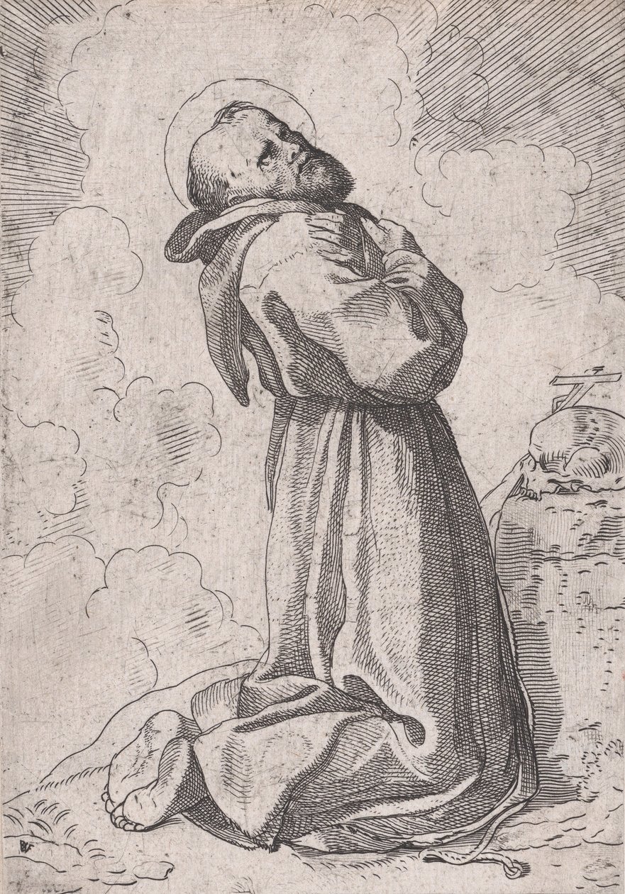 St. Francis, ca. 1612-13. av Willem Pietersz. Buytewech