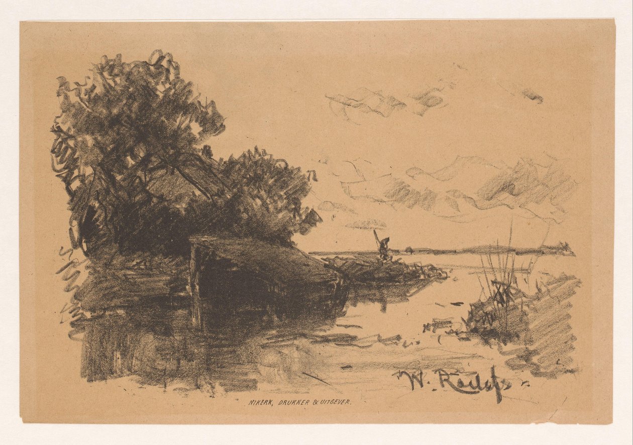 polderlandskap av Willem Roelofs (I)