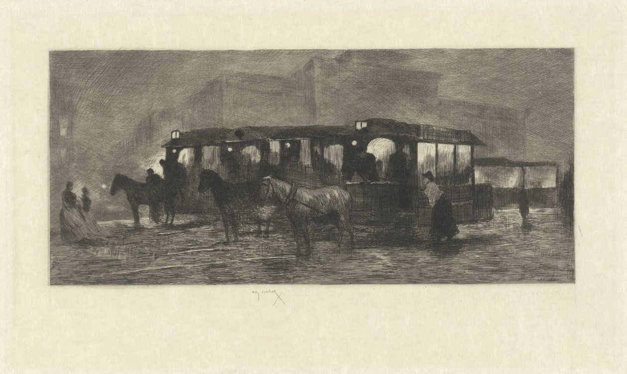 Square om natten av Willem Steelink (II)