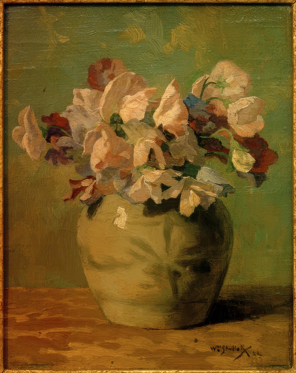 Blomsterstilleben av Willem Steelink