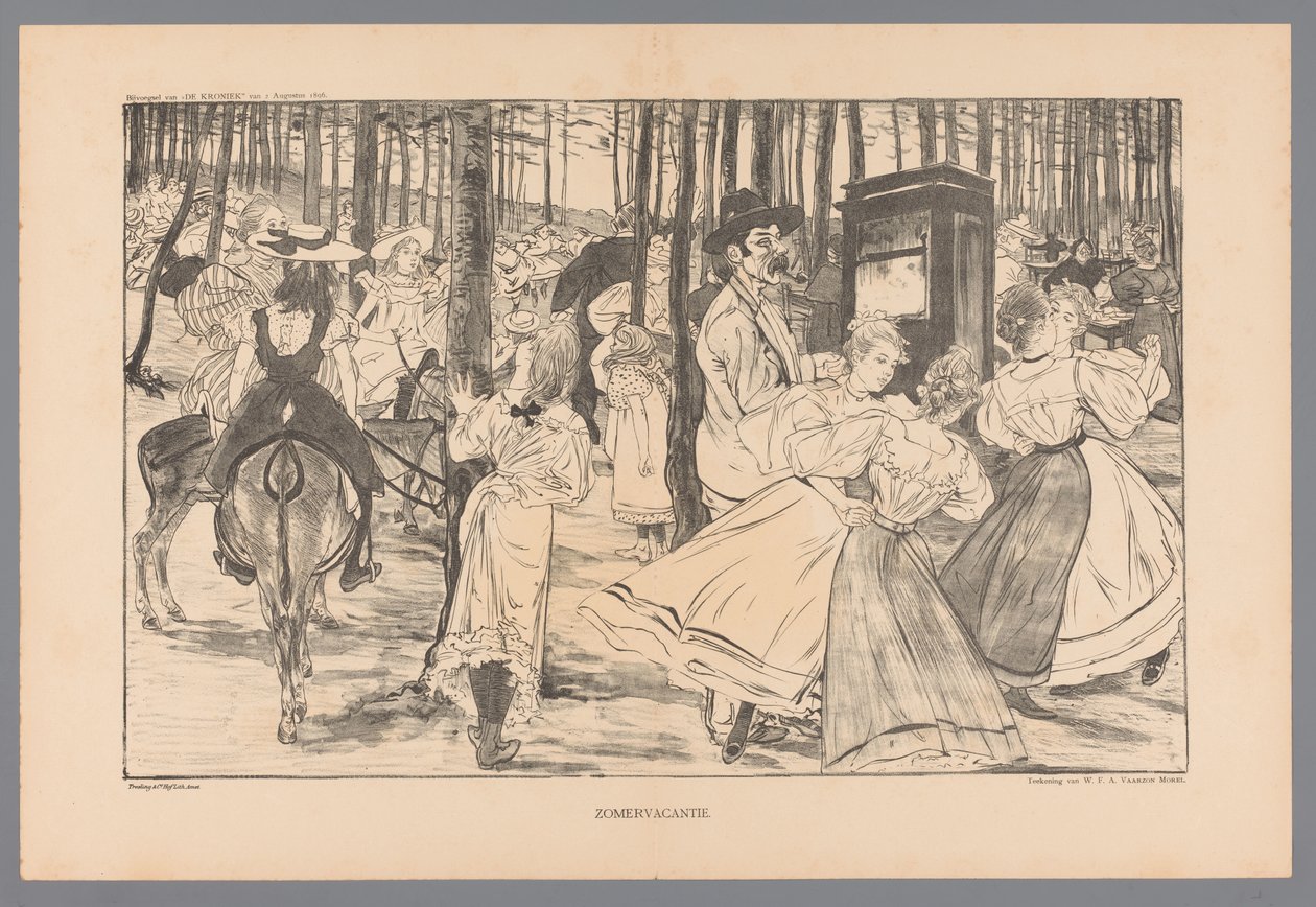 Sommerferie (tittel på objekt) av Willem Vaarzon Morel