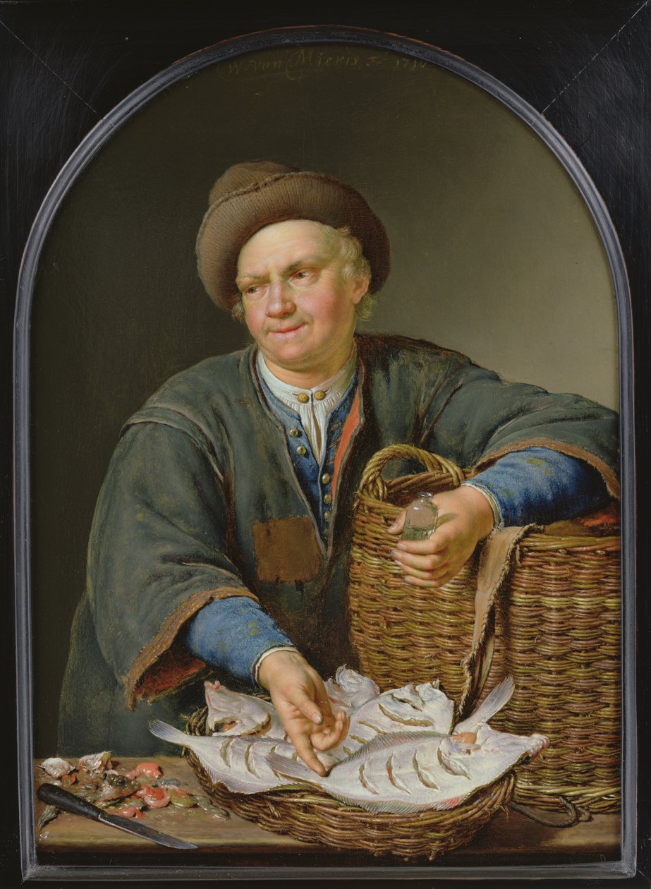 Fiskeselgeren av Willem Van Mieris