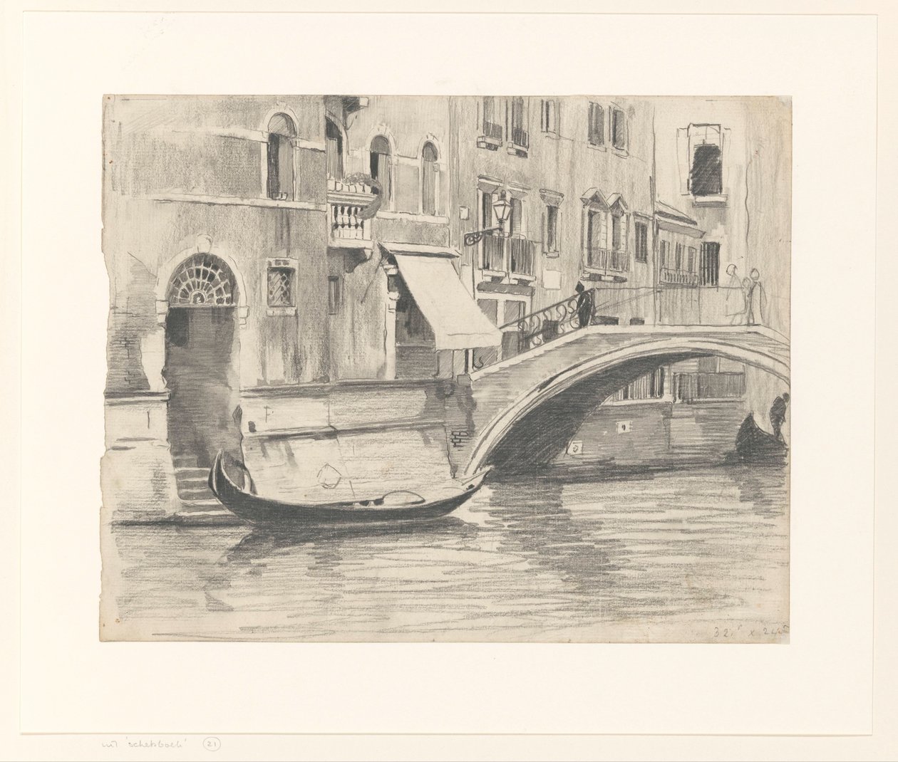 Ansikt i Venezia av Willem Arnoldus Witsen