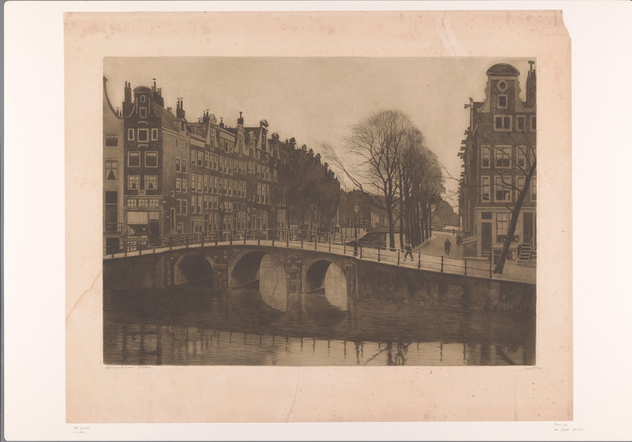 Leidsegracht, Amsterdam av Willem Arnoldus Witsen