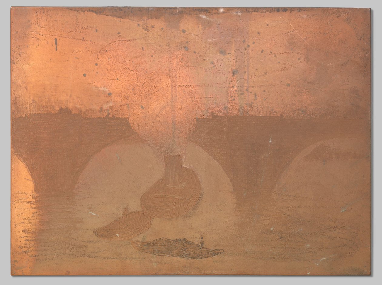 Dra til Waterloo Bridge i London av Willem Arnoldus Witsen
