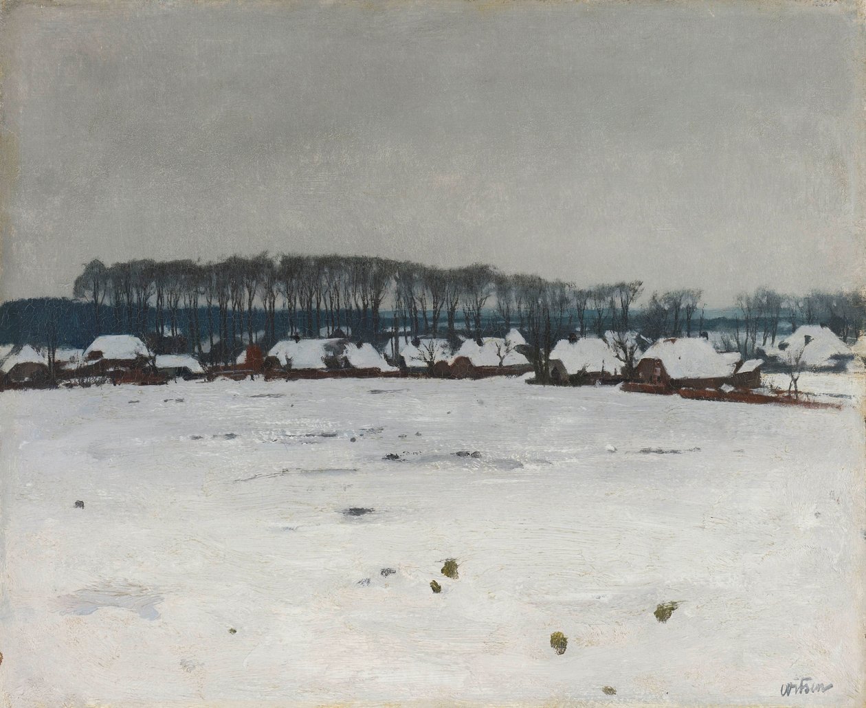 Vinterlandskap Vinterlandskap av Willem Arnoldus Witsen