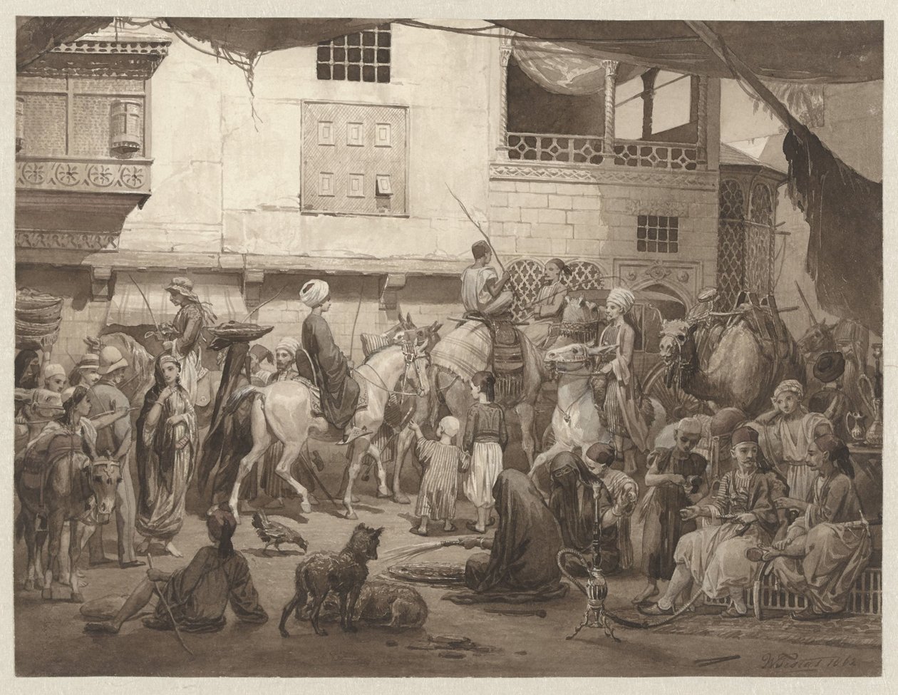Gate i Kairo av Willem de Famars Testas
