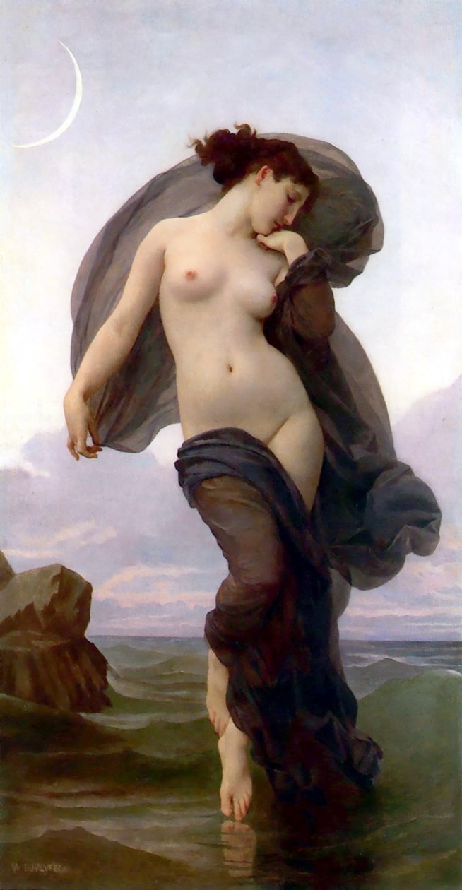 Kveldsstemning av William Adolphe Bouguereau