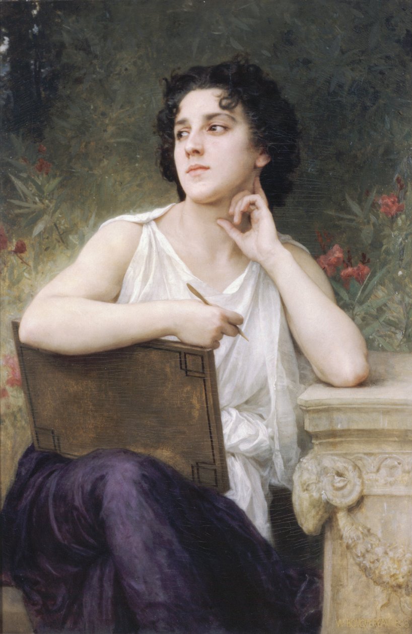 Inspirasjon (1898) av William Adolphe Bouguereau