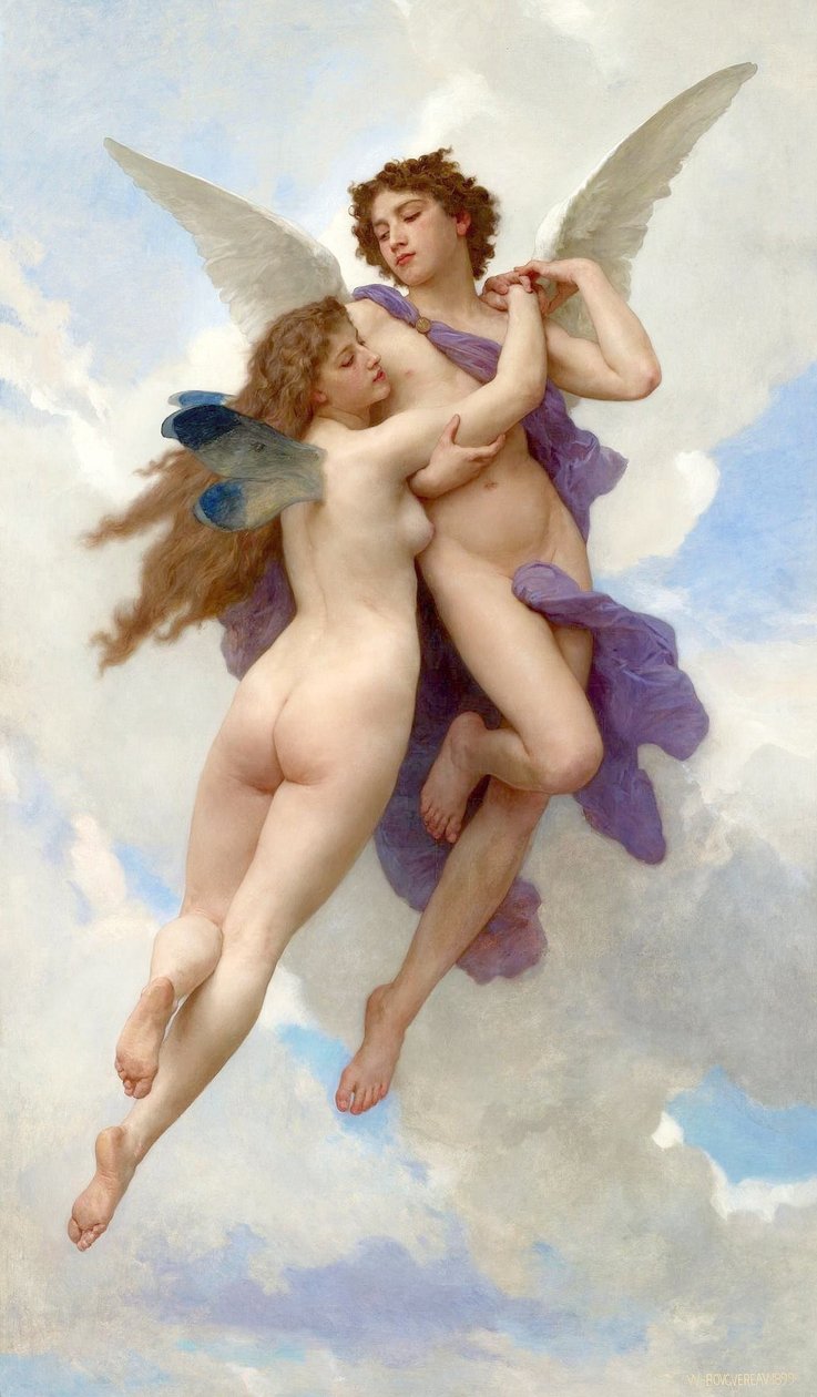 LAmour og Psych av William Adolphe Bouguereau