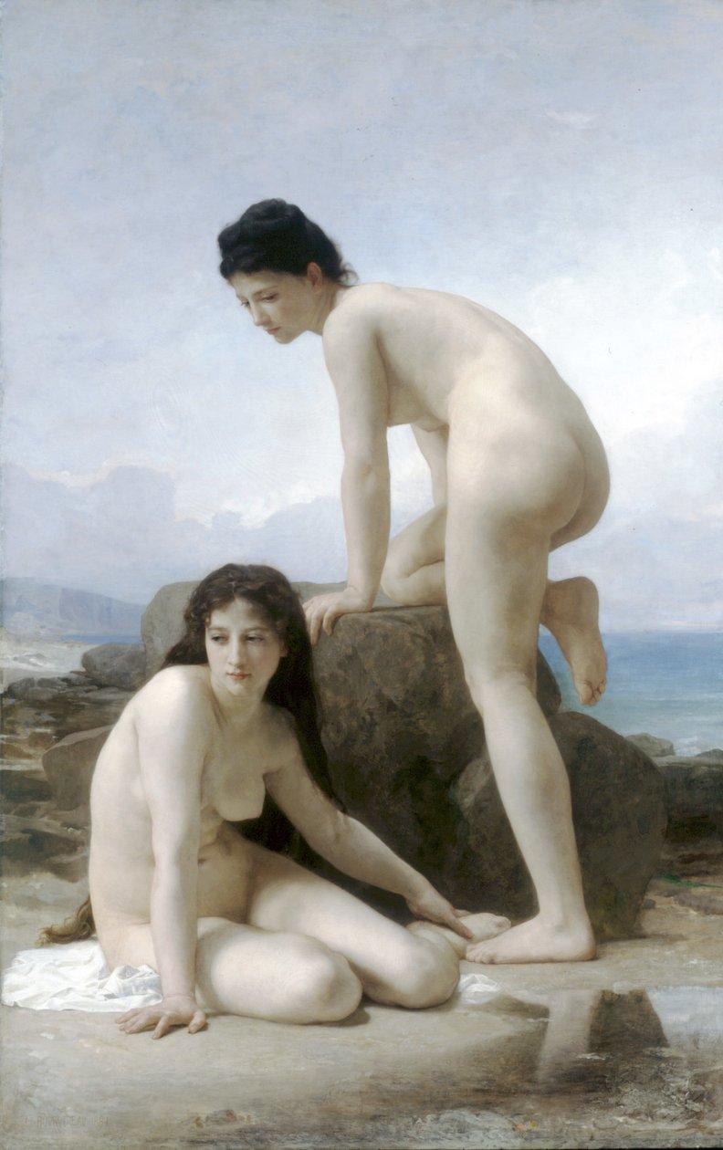 De to badegjestene av William Adolphe Bouguereau