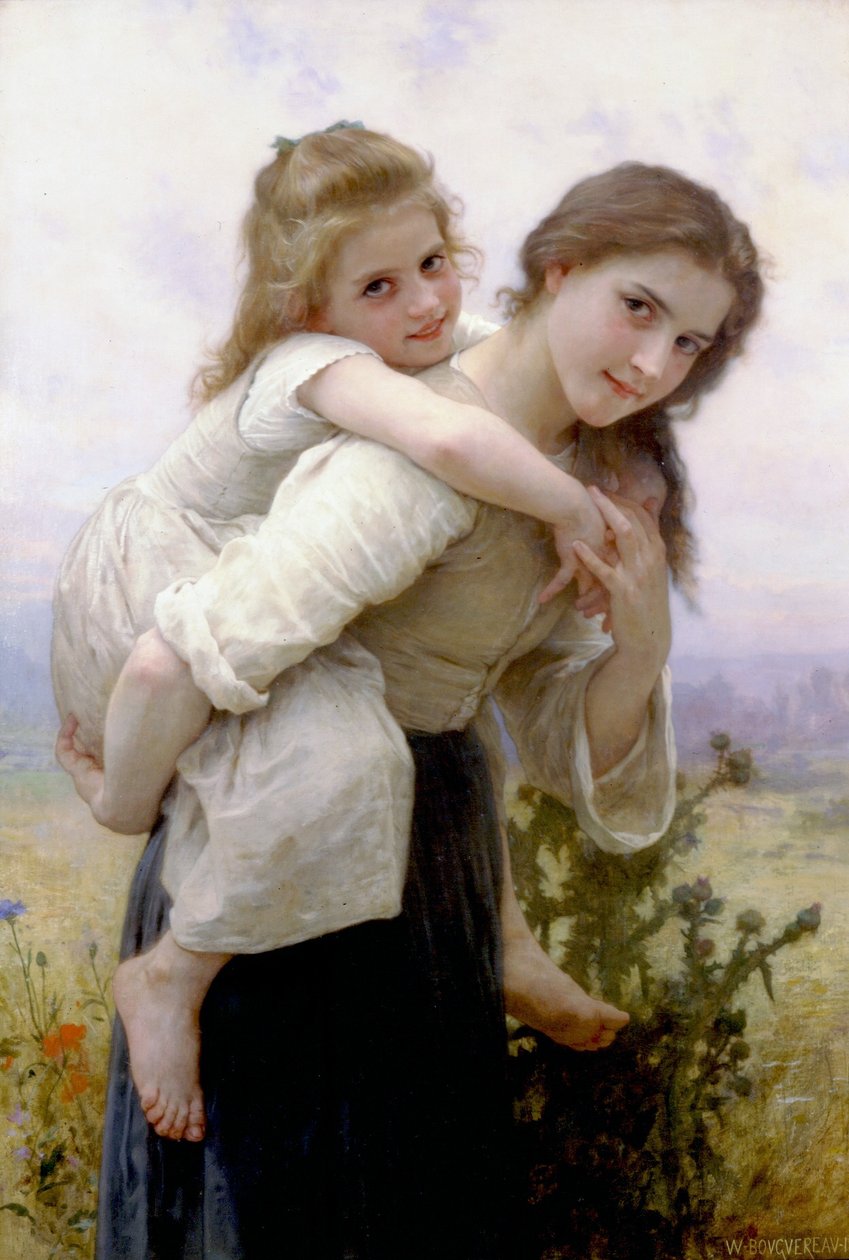 Ikke for mye å bære av William Adolphe Bouguereau