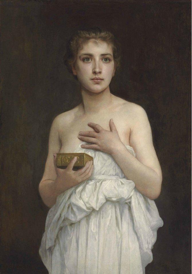 Pandora av William Adolphe Bouguereau