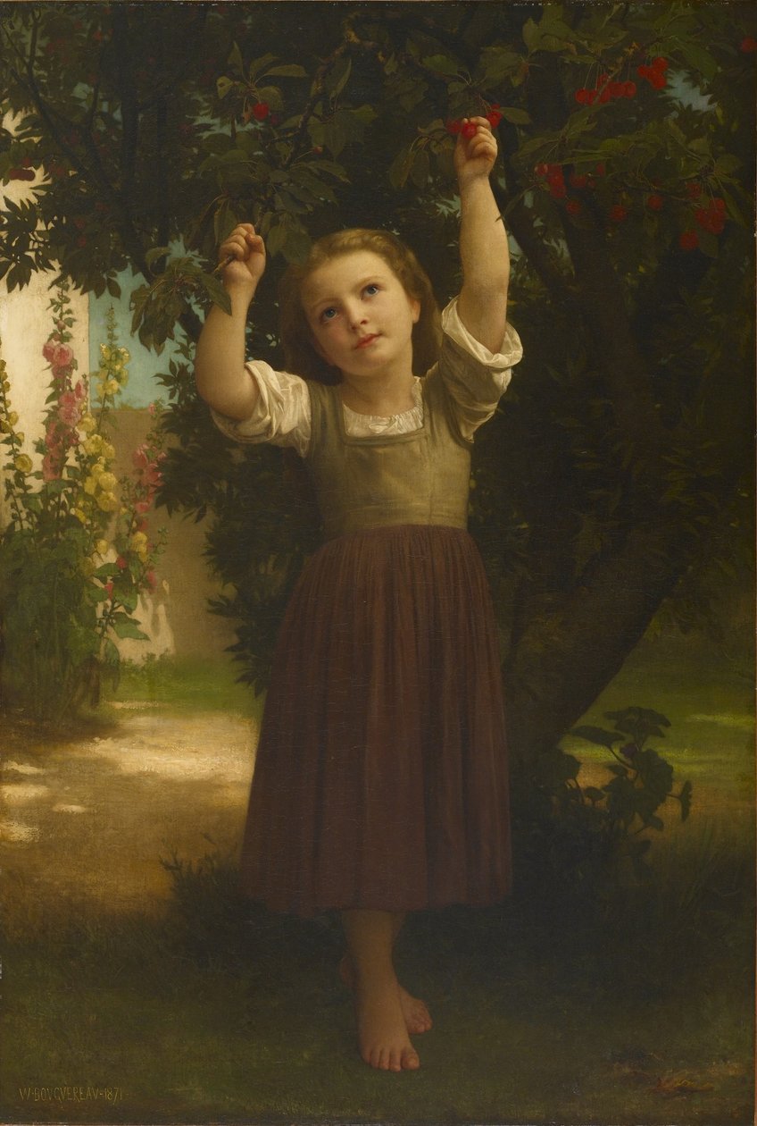Kirsebærplukkeren av William Adolphe Bouguereau