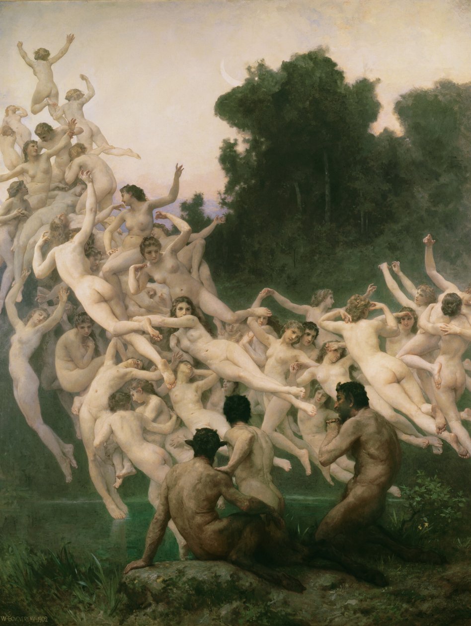 The Oreads av William Adolphe Bouguereau