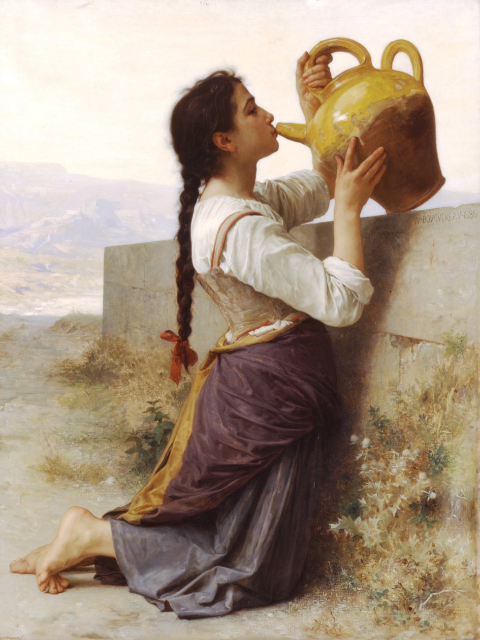 Tørst av William Adolphe Bouguereau