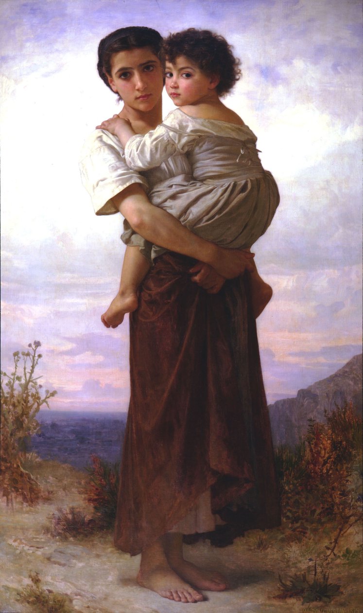 Unge sigøynere av William Adolphe Bouguereau