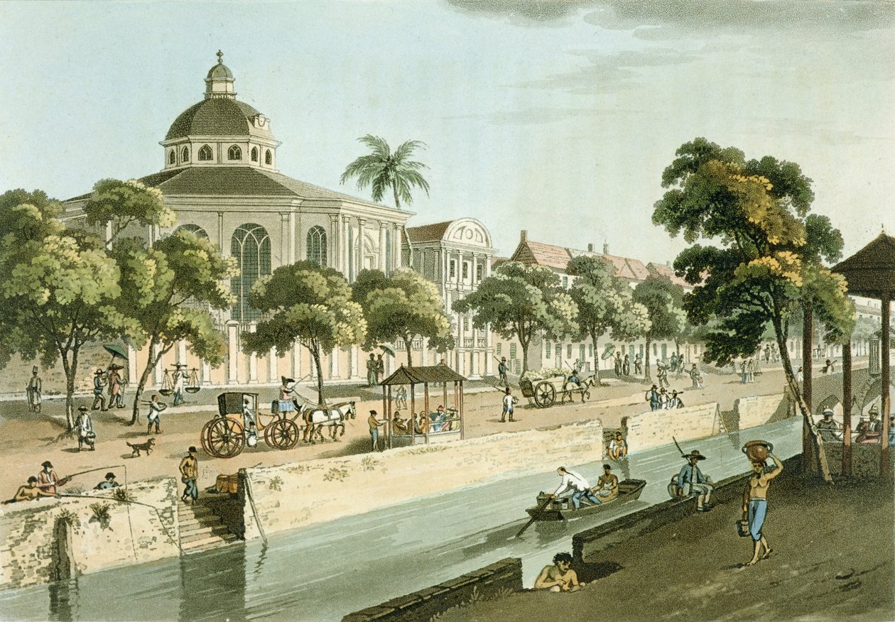 Den kalvinistiske kirken i Batavia, plate 9 fra 
