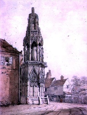 Waltham Cross, 1812 (wc på papir) av William Alexander