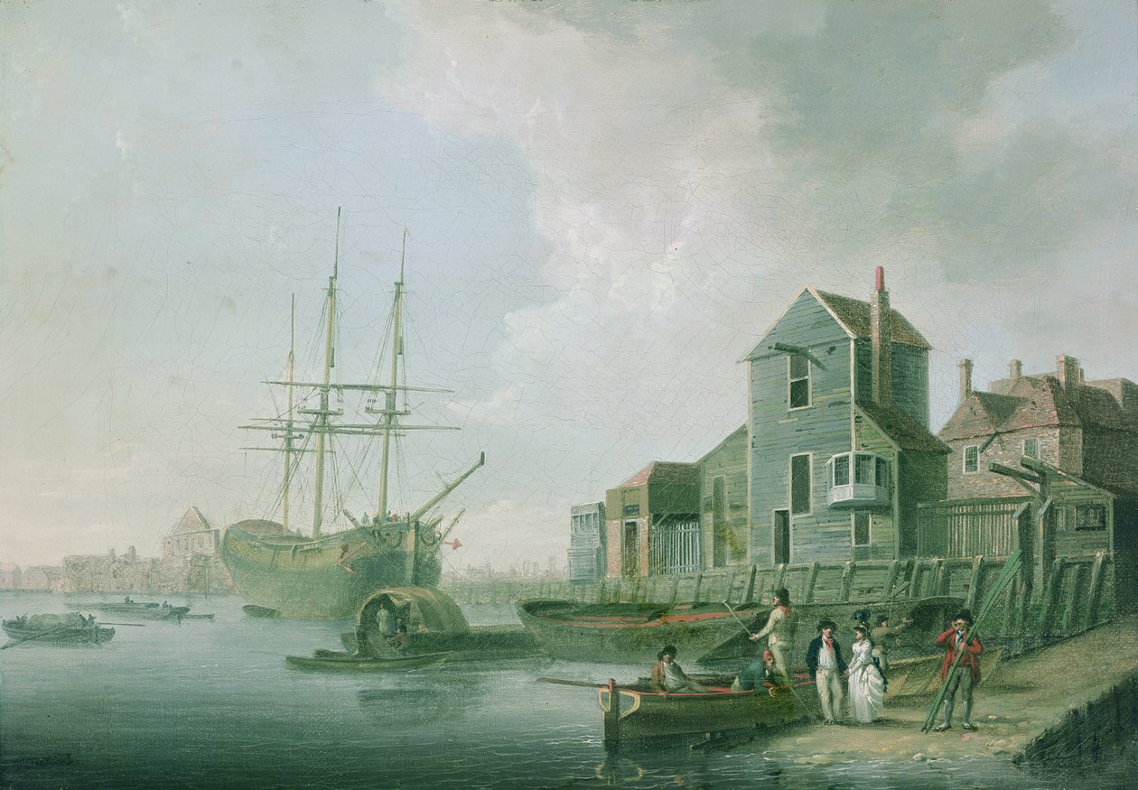 Utsikt nær Deptford av William Anderson