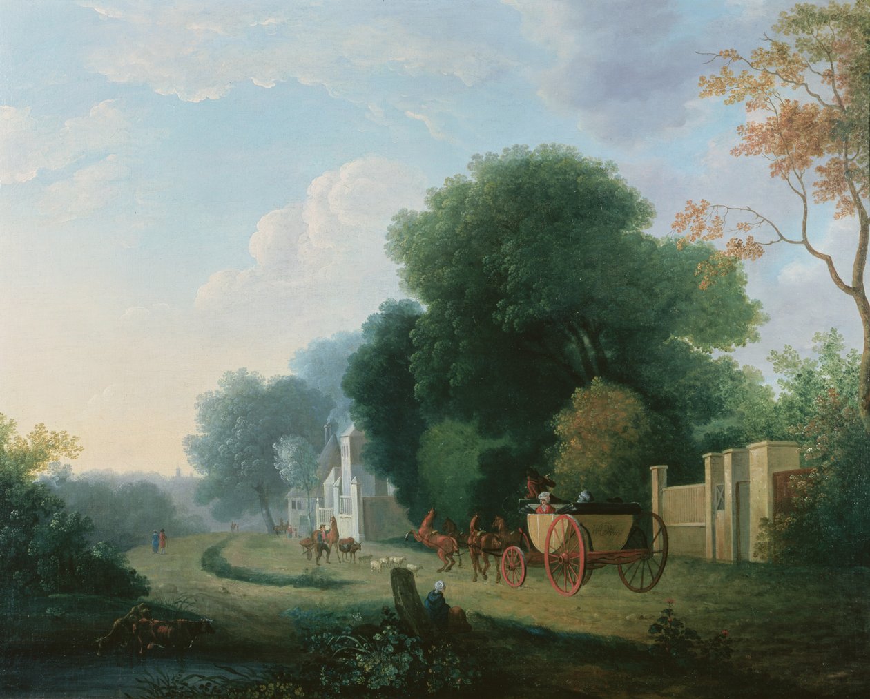 Howth Castle nær Dublin av William Ashford